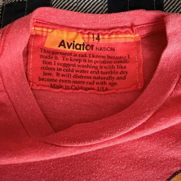 Aviator Nation Kids 14 Smiley T-Shirt - Picture 2 of 2